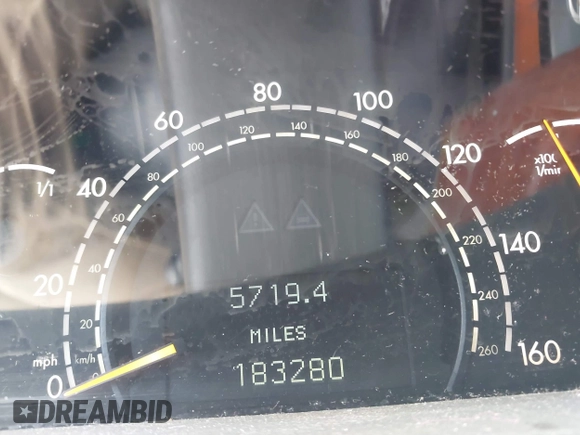 2002 Mercedes-Benz S-Class 4.3L with VIN WDBNG70J12A297441, listed as a IAAI auction lot 41712493 with 183,280 mi miles. Bid and sale history available at carsss.com. Image 15.