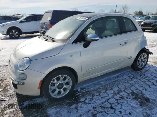 2017 FIAT 500 Lounge z VIN 3C3CFFCR3HT634558, wystawiony jako Copart lot #45543435 z przebiegiem 103 771 mil mil oraz Szkody całkowita. Historia ofert i sprzedaży dostępna na DreamBid. Obrazek 1.