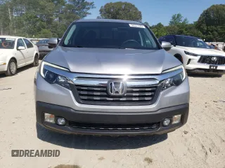 2019 Honda Ridgeline RTL-T with VIN 5FPYK3F69KB028918, listed as a Copart auction lot 59551445 with 34,948 mi miles and Salvage title. Bid and sale history available at DreamBid. Image 5.
