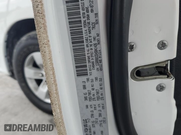 2017 Ram 1500 Tradesman with VIN 1C6RR6KG5HS841426, listed as a Copart auction lot 81111904 with 113,960 mi miles and Salvage title. Bid and sale history available at DreamBid. Image 12.