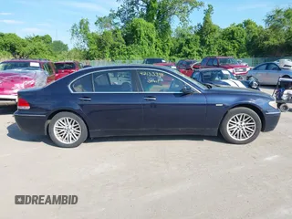 2005 BMW 7 Series 745Li with VIN WBAGN63515DS58163, listed as a IAAI auction lot 42133398 with 108,877 mi miles and . Bid and sale history available at DreamBid. Image 14.