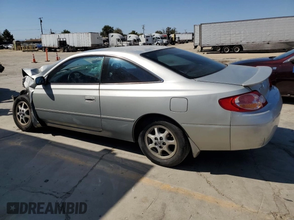 2002 Toyota Solara SE with VIN 2T1CE22P02C011562, listed as a Copart auction lot 73791814 with Not Provided miles and Salvage Title. Bid and sale history available at carsss.com. Image 2.