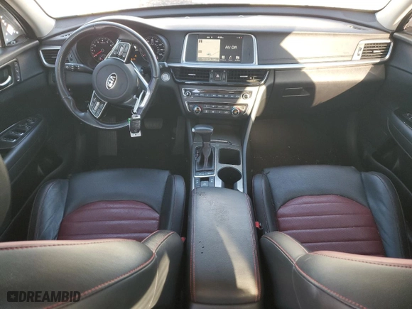2019 Kia Optima SX with VIN 5XXGW4L20KG330613, listed as a Copart auction lot 41571785 with 49,811 mi miles and Salvage Title. Bid and sale history available at carsss.com. Image 8.