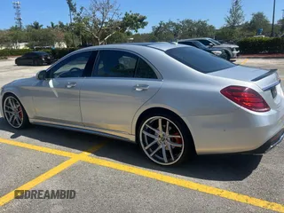 2017 Mercedes-Benz S 550 with VIN WDDUG8FB4HA317568, listed as a Copart auction lot 54989555 with 43,309 mi miles and Salvage Title. Bid and sale history available at carsss.com. Image 3.