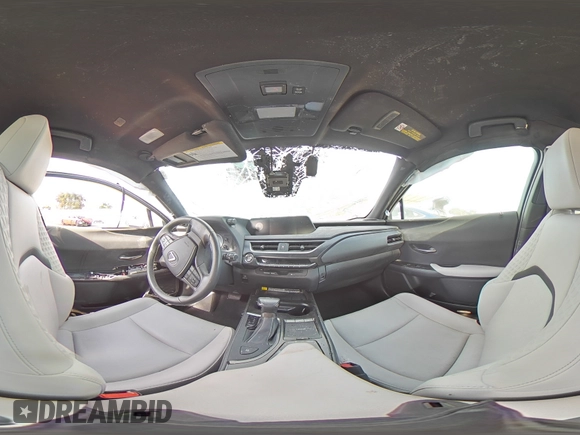 2021 Lexus UX 200 with VIN JTHX3JBH8M2036140, listed as a Copart auction lot 70534384 with 9,872 mi miles and Salvage title. Bid and sale history available at DreamBid. Image 14.