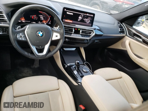 2023 BMW X4 xDrive30i with VIN 5UX33DT0XP9N66582, listed as a Copart auction lot 41864103 with 10,164 mi miles. Bid and sale history available at carsss.com. Image 8.