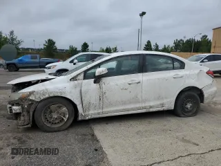 2013 Honda Civic LX with VIN 2HGFB2F52DH566067, listed as a Copart auction lot 59099285 with 292,322 mi miles and Salvage title. Bid and sale history available at DreamBid. Image 1.