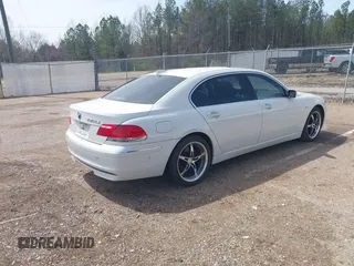 2007 BMW 7 Series 750Li with VIN WBAHN83537DT70773, listed as a IAAI auction lot 41865929 with 194,123 mi miles. Bid and sale history available at carsss.com. Image 4.