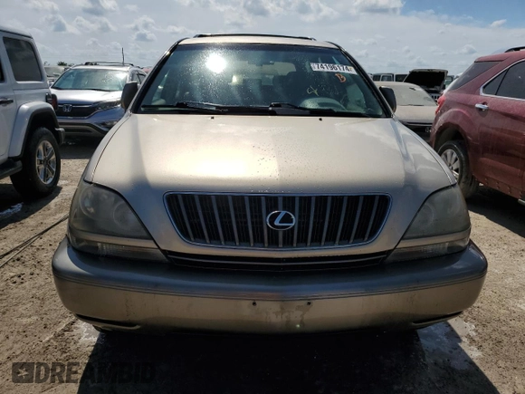 2000 Lexus RX 300 with VIN JT6HF10U4Y0131929, listed as a Copart auction lot 74196174 with 156,756 mi miles and Non Repairable. Bid and sale history available at carsss.com. Image 5.