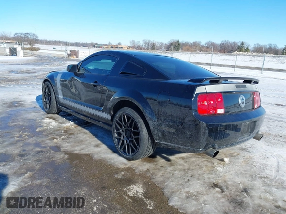 2007 Ford Mustang GT Deluxe with VIN 1ZVFT82H775319621, listed as a IAAI auction lot 41352594 with 123,842 mi miles. Bid and sale history available at carsss.com. Image 3.