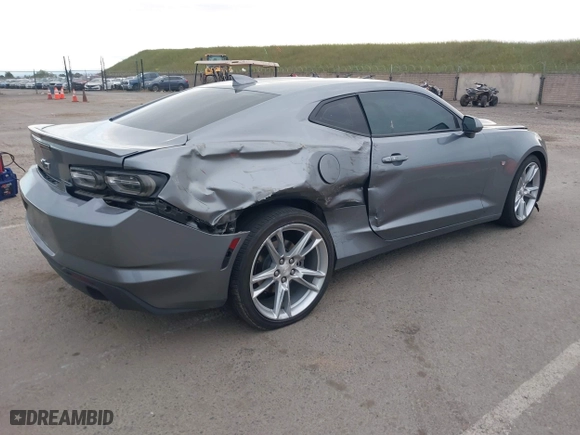 2022 Chevrolet Camaro 1LT with VIN 1G1FB1RX6N0123456, listed as a IAAI auction lot 42066753 with 1 mi miles. Bid and sale history available at carsss.com. Image 4.