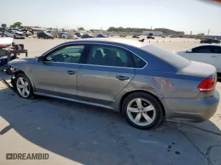 2013 Volkswagen Passat TDI SE w/Sunroof with VIN 1VWBN7A39DC101809, listed as a Copart auction lot 52762275 with 0 mi miles and Salvage Title. Bid and sale history available at carsss.com. Image 2.