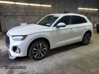 2022 Audi Q5 S line Premium Plus с VIN WA1EAAFY4N2112098, выставлен на аукционе Copart как лот 61599145 с пробегом 45 177 миль миль и Списание • Salvage title. История ставок и продаж доступна на DreamBid. Изображение 1.