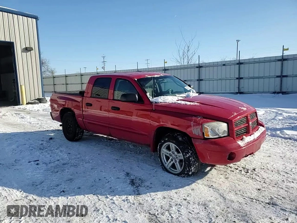 2007 Dodge Dakota SLT with VIN 1D7HW48PX7S195197, listed as a Copart auction lot 44504705 with 206,111 mi miles and Clean Title. Bid and sale history available at carsss.com. Image 11.