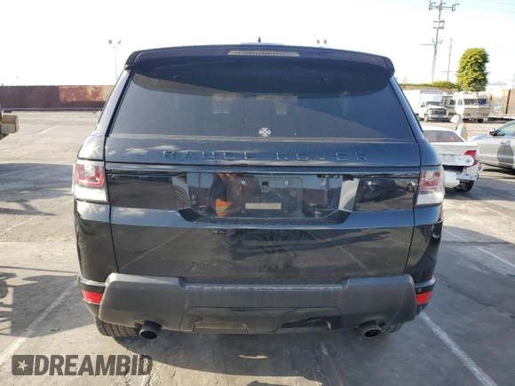2017 Land Rover Range Rover Sport HSE with VIN SALWR2FV6HA160512, listed as a Copart auction lot 51168075 with 78,175 mi miles and Salvage Title. Bid and sale history available at carsss.com. Image 6.