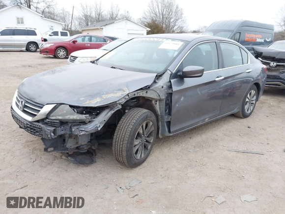 2014 Honda Accord Sedan LX with VIN 1HGCR2F3XEA071970, listed as a IAAI auction lot 41479888 with 136,036 mi miles. Bid and sale history available at carsss.com. Image 2.