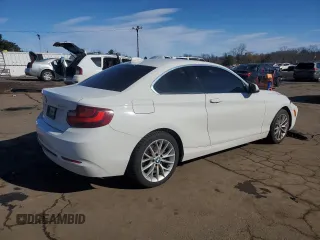 2016 BMW 2 Series 228i xDrive with VIN WBA1G9C53GV599689, listed as a Copart auction lot 46358445 with 104,429 mi miles and Salvage title. Bid and sale history available at DreamBid. Image 3.