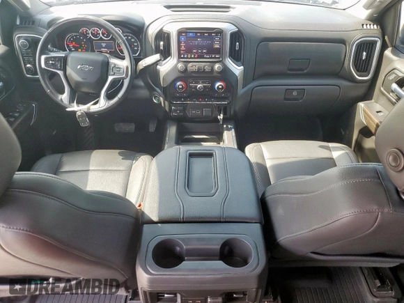 2021 Chevrolet Silverado 1500 LT Trail Boss with VIN 3GCPYFED1MG247406, listed as a Copart auction lot 55861975 with 41,423 mi miles and Salvage Title. Bid and sale history available at DreamBid. Image 8.