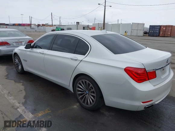 2011 BMW 7 Series 740Li with VIN WBAKB4C58BC575141, listed as a IAAI auction lot 42104510 with 100,361 mi miles and . Bid and sale history available at DreamBid. Image 3.