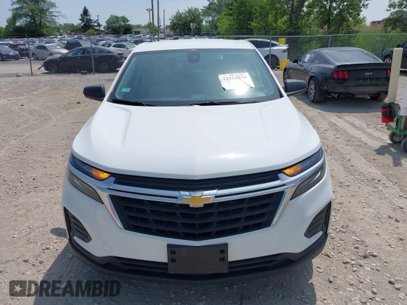 2024 Chevrolet Equinox LS with VIN 3GNAXHEG4RL278573, listed as a IAAI auction lot 42514554 with 57,581 mi miles and . Bid and sale history available at DreamBid. Image 12.