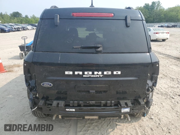 2021 Ford Bronco Sport Big Bend with VIN 3FMCR9B65MRA85847, listed as a Copart auction lot 57937695 with 70,933 mi miles and Salvage title. Bid and sale history available at DreamBid. Image 6.