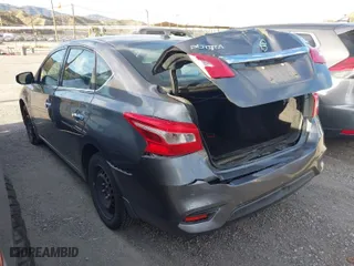 2017 Nissan Sentra SV with VIN 3N1AB7AP3HL660540, listed as a IAAI auction lot 41847252 with 109,195 mi miles. Bid and sale history available at carsss.com. Image 3.