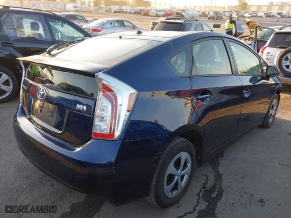 2015 Toyota Prius Four with VIN JTDKN3DUXF1998475, listed as a IAAI auction lot 41848450 with 176,229 mi miles. Bid and sale history available at carsss.com. Image 4.