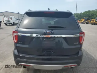 2017 Ford Explorer XLT with VIN 1FM5K8D88HGD74448, listed as a Copart auction lot 57061275 with 110,439 mi miles and Salvage title. Bid and sale history available at DreamBid. Image 6.