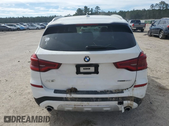 2021 BMW X3 sDrive30i z VIN 5UXTY3C03M9F63436, wystawiony jako Copart lot #45341545 z przebiegiem Nie podano mil oraz Szkoda całkowita • Salvage title. Historia ofert i sprzedaży dostępna na DreamBid. Obrazek 6.