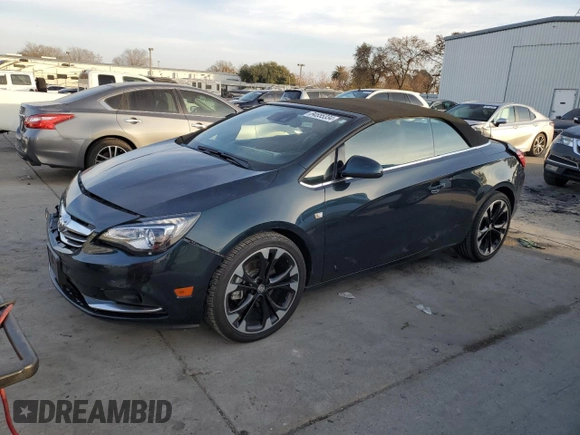 2018 Buick Cascada Sport Touring with VIN W04WJ3N55JG075342, listed as a Copart auction lot 84555334 with 69,300 mi miles and Salvage Title. Bid and sale history available at DreamBid. Image 1.