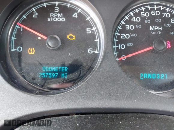 2008 Chevrolet Suburban LTZ with VIN 1GNFC16038R278002, listed as a IAAI auction lot 42036356 with 257,597 mi miles and . Bid and sale history available at DreamBid. Image 7.