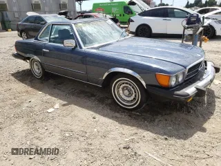 1983 Mercedes-Benz 380 380SL with VIN WDBBA45A3DB028172, listed as a Copart auction lot 66039584 with 54,772 mi miles and Salvage Title. Bid and sale history available at carsss.com. Image 4.