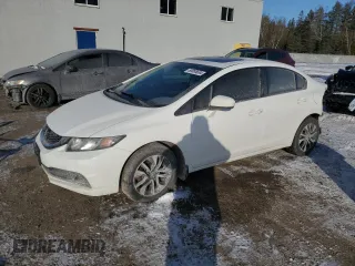 2014 Honda Civic Sedan LX with VIN 2HGFB2F55EH023300, listed as a Copart auction lot 80095634 with 114,627 mi miles and Salvage Title. Bid and sale history available at carsss.com. Image 1.