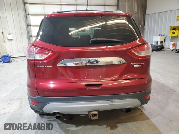 2016 Ford Escape Titanium with VIN 1FMCU9J93GUB50010, listed as a Copart auction lot 85887364 with 36,333 mi miles and Salvage Title. Bid and sale history available at DreamBid. Image 6.