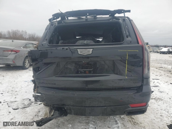 2022 Cadillac Escalade Sport Platinum with VIN 1GYS4GKLXNR231661, listed as a Copart auction lot 86645134 with 0 mi miles and Salvage Title. Bid and sale history available at carsss.com. Image 6.
