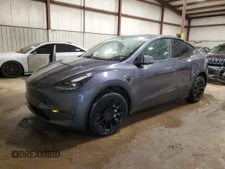 2023 Tesla Model Y Long Range z VIN 7SAYGDEE4PF854773, wystawiony jako Copart lot #51913475 z przebiegiem Nie podano mil oraz Szkody całkowita. Historia ofert i sprzedaży dostępna na DreamBid. Obrazek 1.