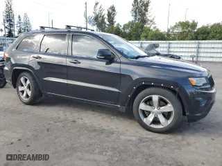2014 Jeep Grand Cherokee Overland with VIN 1C4RJFCM6EC299263, listed as a Copart auction lot 45759425 with 176,339 mi miles and Salvage Title. Bid and sale history available at carsss.com. Image 4.