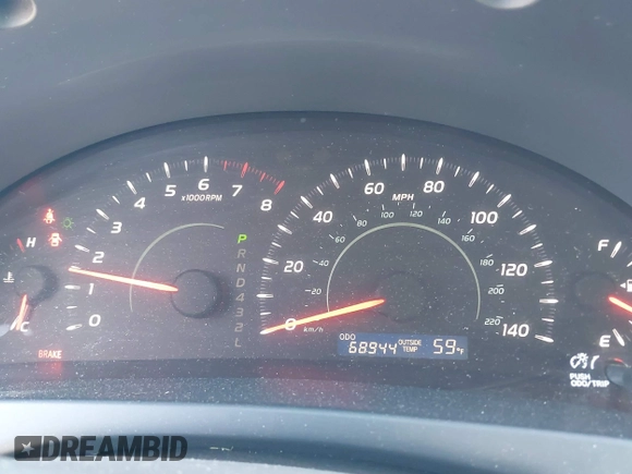 2007 Toyota Camry CE with VIN JTNBE46KX73060057, listed as a IAAI auction lot 42126100 with 68,944 mi miles and . Bid and sale history available at DreamBid. Image 7.