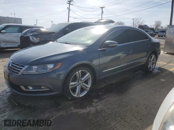 2013 Volkswagen CC R-Line with VIN WVWBP7AN6DE547029, listed as a Copart auction lot 46512734 with 119,443 mi miles and Salvage Title. Bid and sale history available at DreamBid. Image 1.