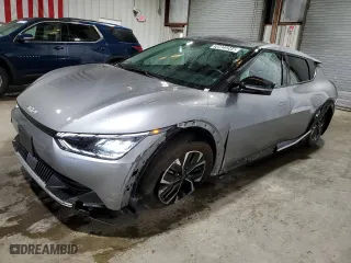 2023 Kia EV6 Wind with VIN KNDC34LA0P5612356, listed as a Copart auction lot 70923244 with 26,167 mi miles and Salvage Title. Bid and sale history available at carsss.com. Image 1.