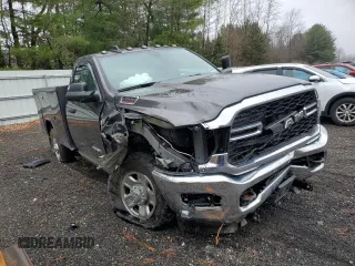 2022 Ram 2500 Tradesman with VIN 3C6MR5AJ5NG169825, listed as a Copart auction lot 50796205 with 75,897 mi miles and Salvage title. Bid and sale history available at DreamBid. Image 4.
