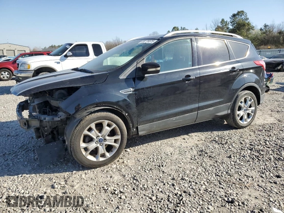 2016 Ford Escape Titanium with VIN 1FMCU0JX5GUB95220, listed as a Copart auction lot 48176575 with 121,210 mi miles and Salvage Title. Bid and sale history available at carsss.com. Image 1.