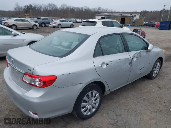2013 Toyota Corolla L with VIN 2T1BU4EE1DC983663, listed as a IAAI auction lot 41541044 with 131,957 mi miles. Bid and sale history available at carsss.com. Image 4.