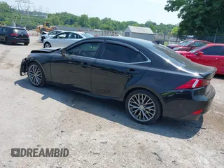 2015 Lexus IS 250 with VIN JTHCF1D25F5025399, listed as a IAAI auction lot 39680736 with 119,533 mi miles. Bid and sale history available at carsss.com. Image 3.