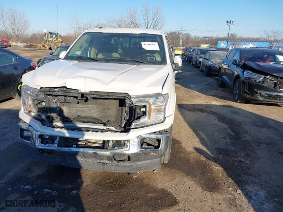 2018 Ford F-150 XL with VIN 1FTFW1E12JFE79214, listed as a IAAI auction lot 41381997 with 139,116 mi miles. Bid and sale history available at carsss.com. Image 12.
