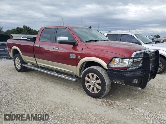 2014 Ram 2500 Laramie Longhorn with VIN 3C6UR5LL7EG155360, listed as a Copart auction lot 74399814 with 88,419 mi miles and Salvage title. Bid and sale history available at DreamBid. Image 4.