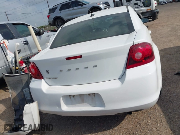 2013 Dodge Avenger SE with VIN 1C3CDZAB6DN548104, listed as a IAAI auction lot 41918928 with 189,315 mi miles and . Bid and sale history available at carsss.com. Image 17.