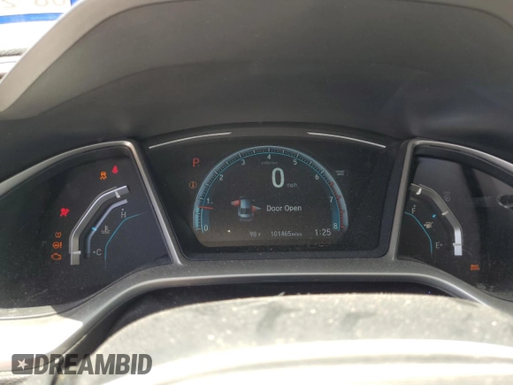 2017 Honda Civic EX-L with VIN 19XFC1F7XHE030606, listed as a Copart auction lot 56536095 with 101,465 mi miles and Salvage title. Bid and sale history available at DreamBid. Image 9.