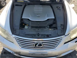 2012 Lexus LS 460 with VIN JTHBL5EFXC5108951, listed as a Copart auction lot 57759625 with 106,835 mi miles and Salvage title. Bid and sale history available at DreamBid. Image 11.