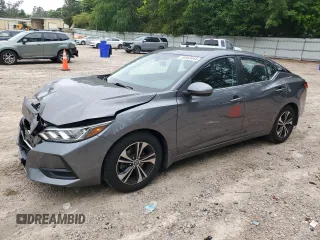 2021 Nissan Sentra SV with VIN 3N1AB8CV2MY296934, listed as a Copart auction lot 56463445 with 43,328 mi miles and Salvage title. Bid and sale history available at DreamBid. Image 1.